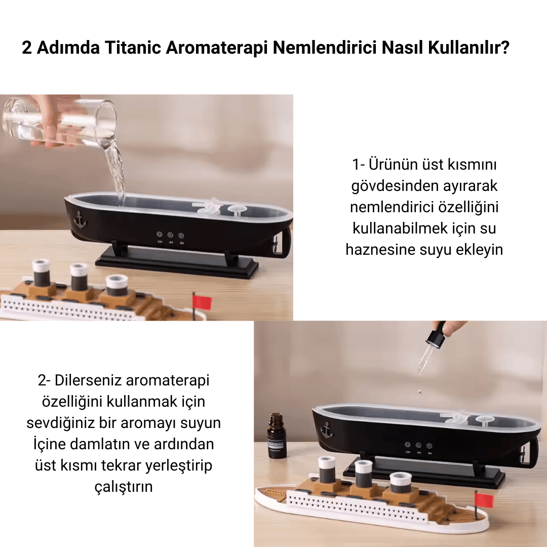 Titanik Difüzör Hava Nemlendirici