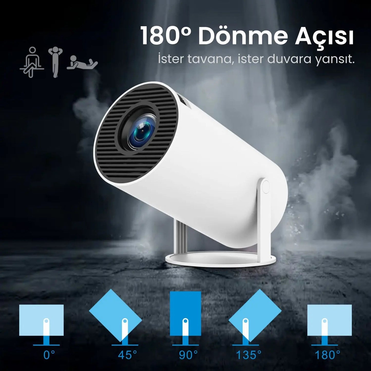 Akllı Mini Projektör